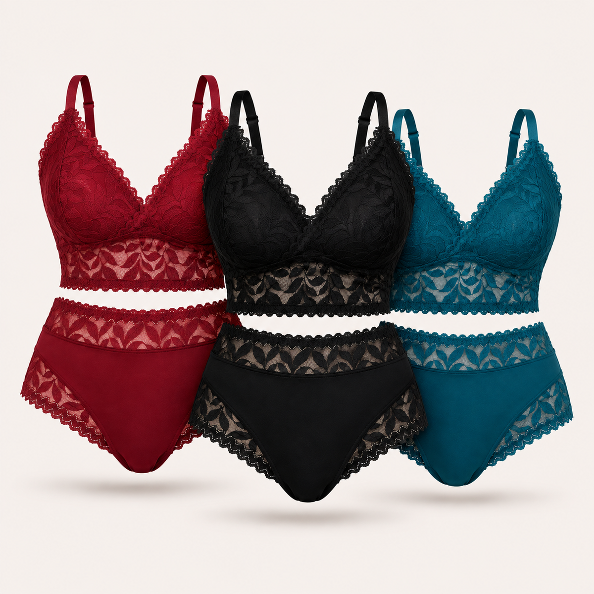 Conjunto Lingerie Scarlet - Plus Size