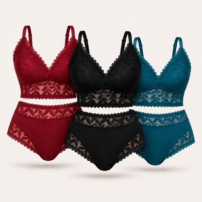 Conjunto Lingerie Scarlet - Plus Size