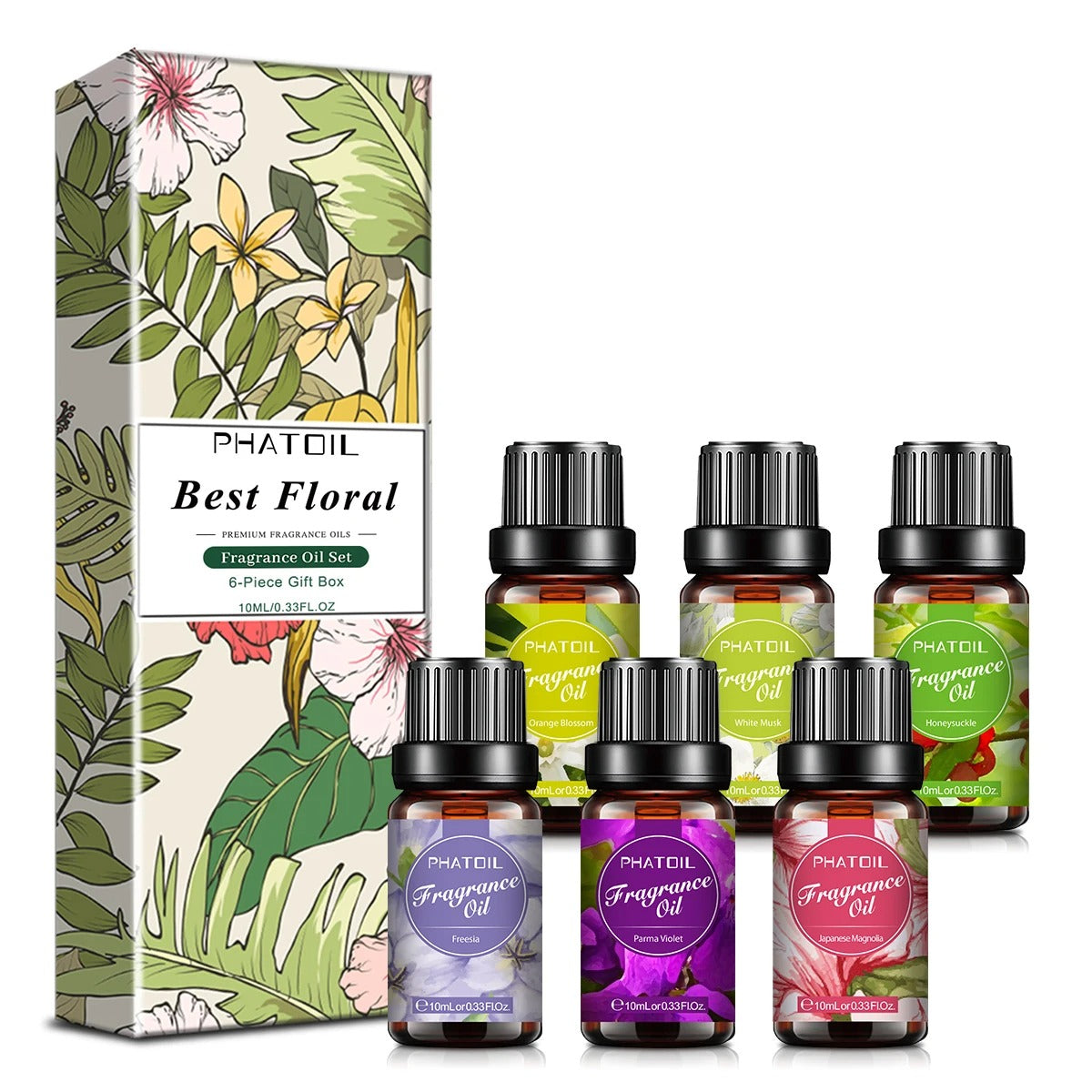Coleção de Óleos Essenciais – 6 Essências Naturais (10 ml cada)