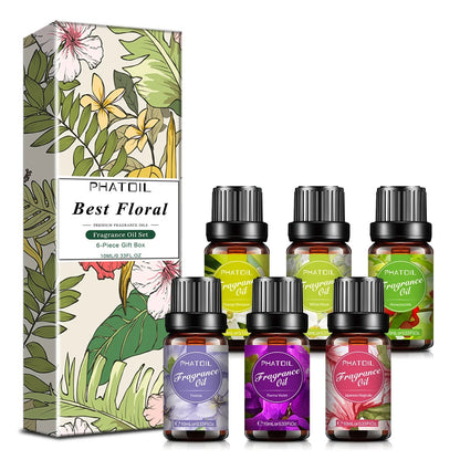 Coleção de Óleos Essenciais – 6 Essências Naturais (10 ml cada)